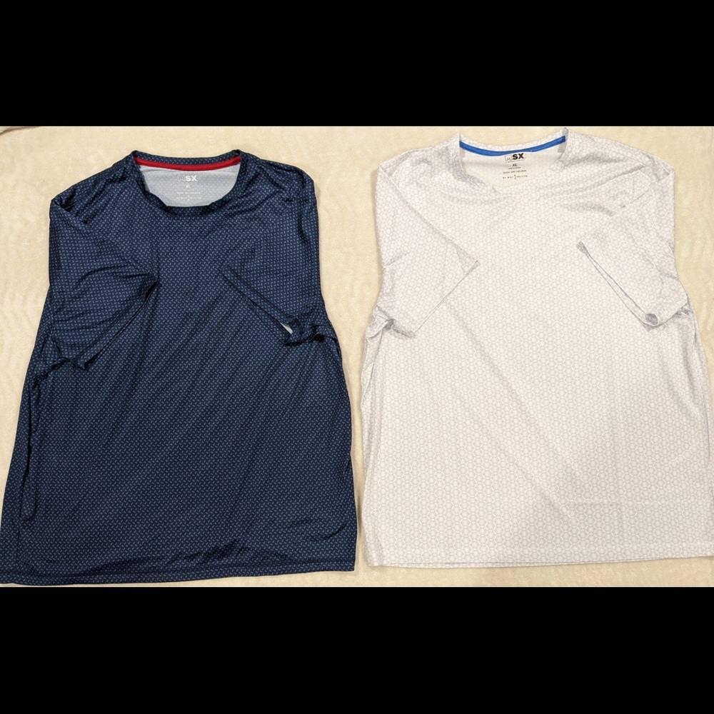 TWO - Mens Warehouse - Never Worn Quick Dry Exercise Shirts - Bundle